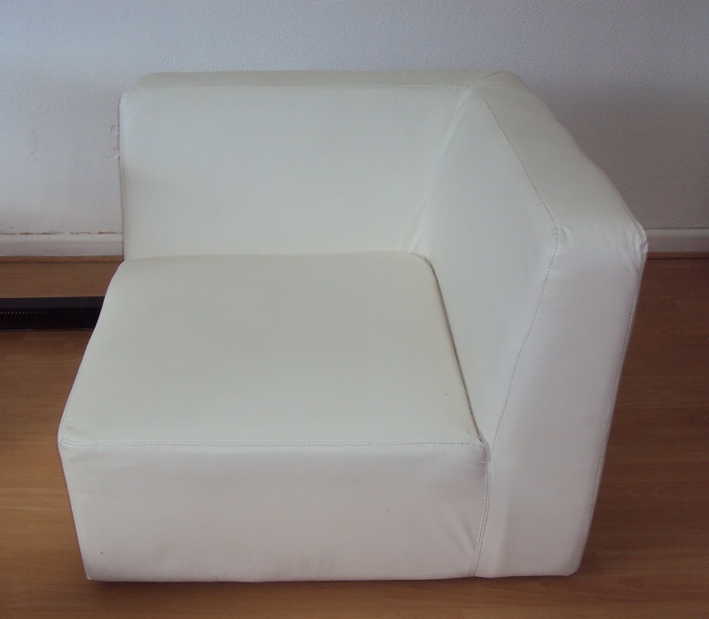  FAUTEUIL D'ANGLE BLANC