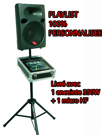 Machine à danser avec playlist personnalisée