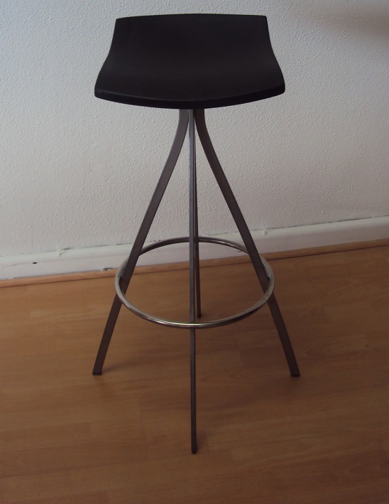  TABOURET HAUT NOIR